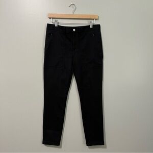 Club Monaco Slim Fit Stretch Black Mid Rise Ankle Pant